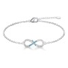 Joyeria Fina Pulsera Plata Mujer Plata 925 Cruz Ajustable