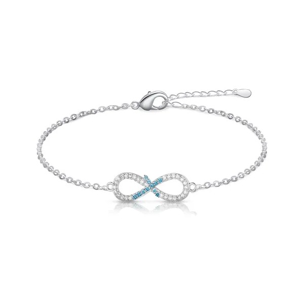 Joyeria Fina Pulsera Plata Mujer Plata 925 Cruz Ajustable