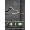 5 Inch Adjustable Shower Head Extension Arm With Locking Set