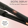 ELLA BELLA® Ceramic Flat Iron Hair Straightener • Professional Straightening