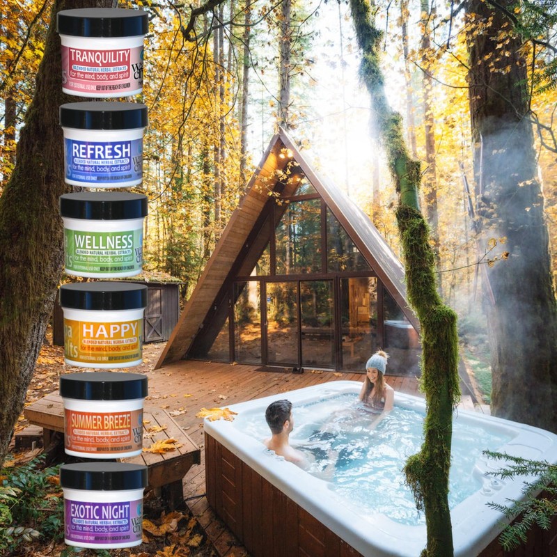 Waters Choice Aromatherapy Spa Salts Sample Pack. Let Spicy Peppermint,