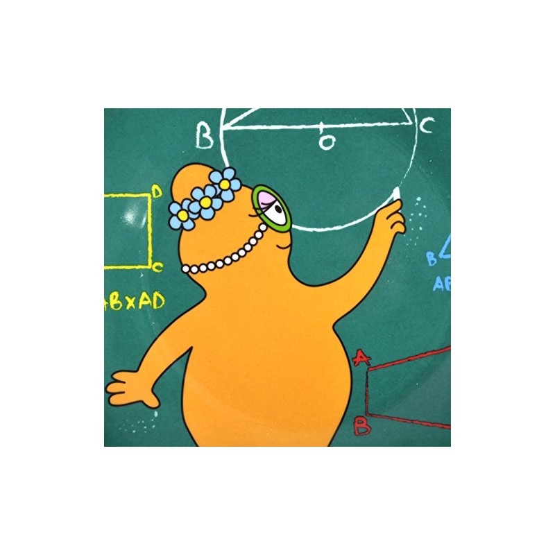 Barbapapa BA942C Small Barbotine Plate Green