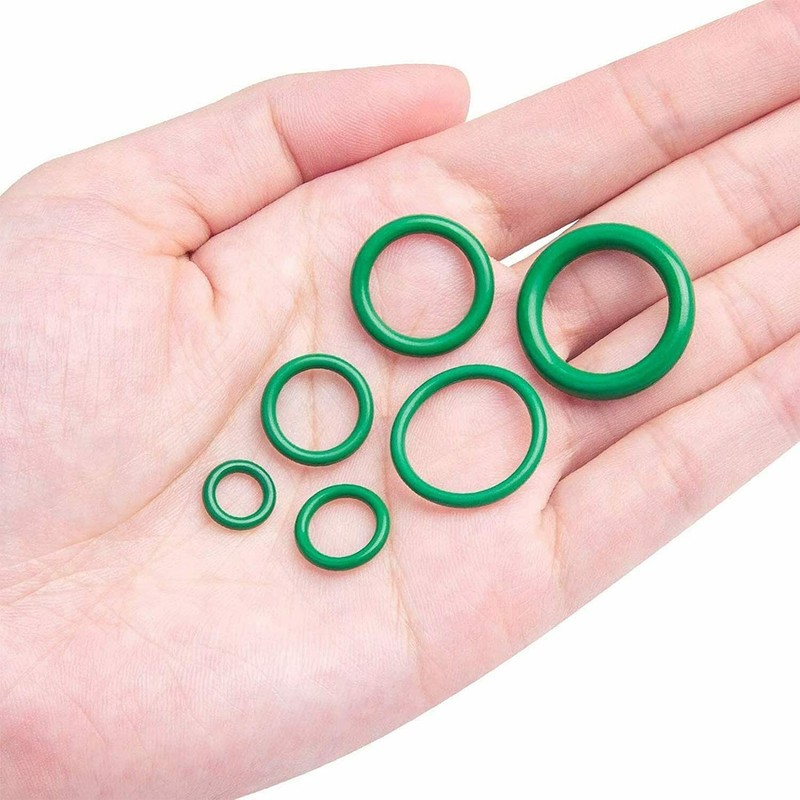 270 Pcs Air Conditioning O Ring Assortment Kit Green Air