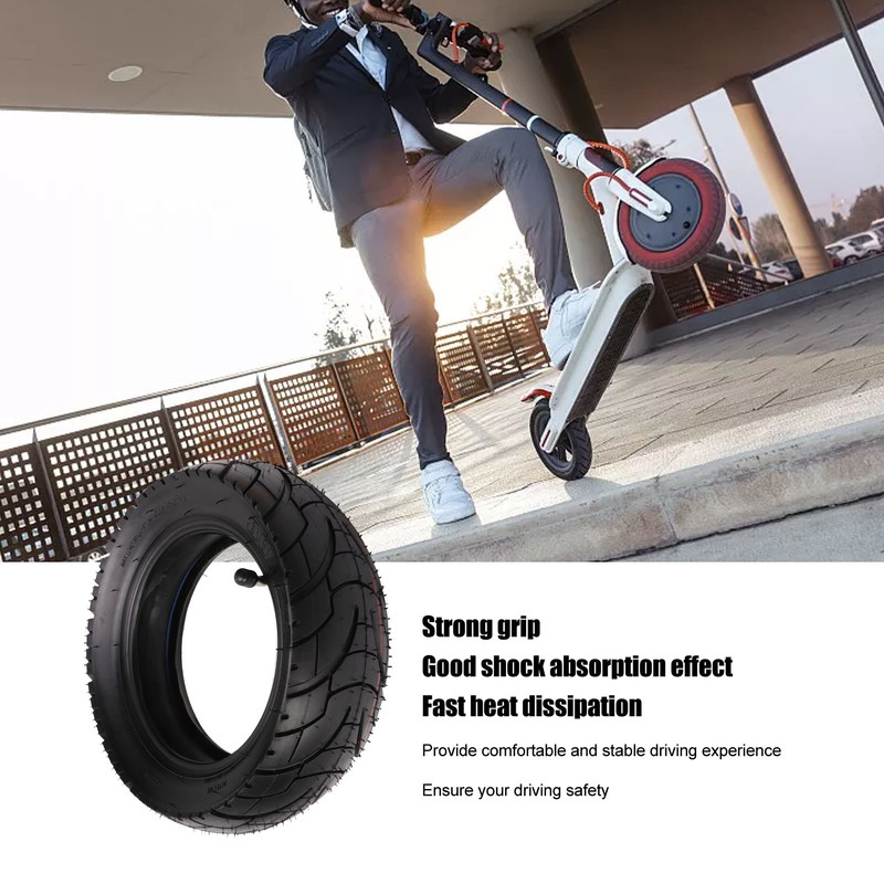 10 Inch Tire and Inner Tube Set Rubber Strong Grip