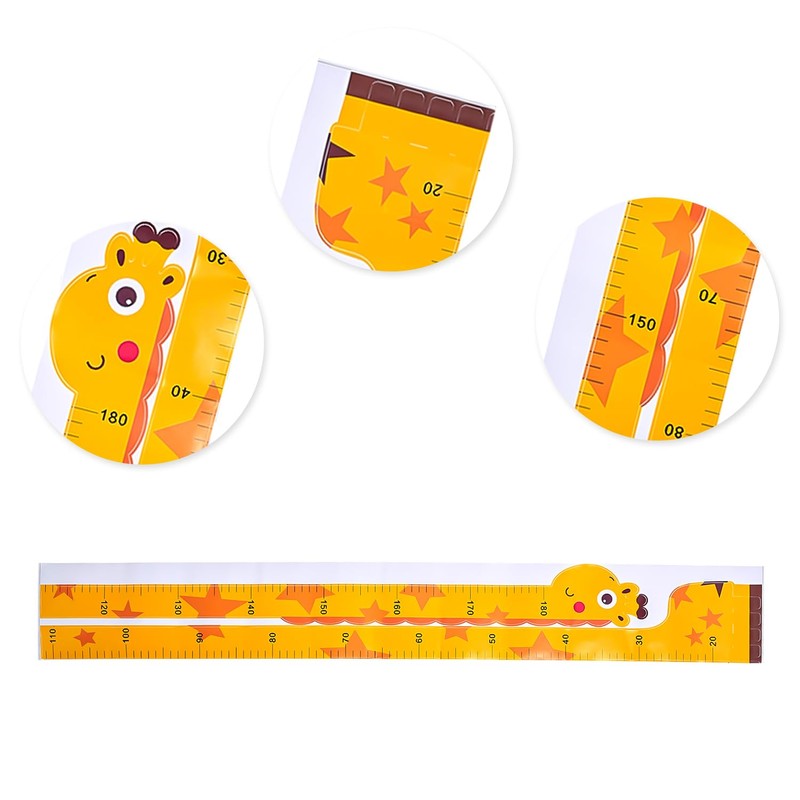 Luckious Jungle Giraffe Design Kids Giraffe Height Chart,Growth Chart Wall