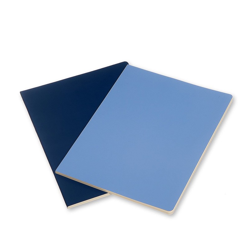 Moleskine Extra Large Volant Powder Blue/Royal Blue Plain Journal