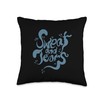 Sweat and Tears Street Art Graffiti Style Throw Pillow