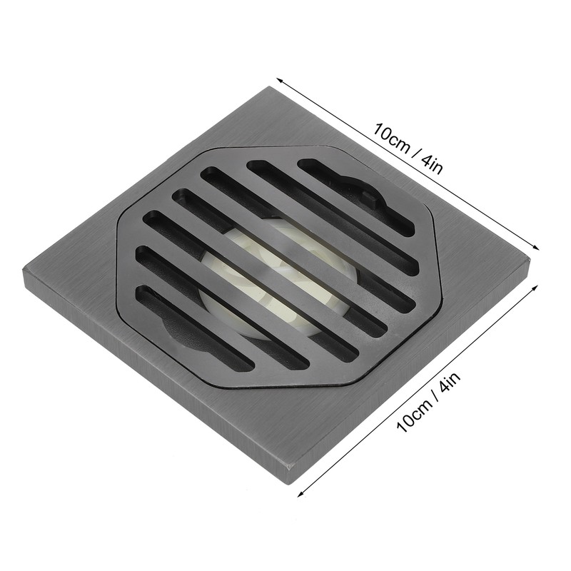 Copper Floor Drain Deodorant Waterproof Bathroom Kitchen Floor Strainer Hardware