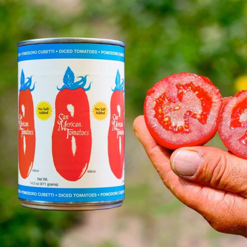 SMT SAN MERICAN TOMATO - No Salt Added Diced Canned