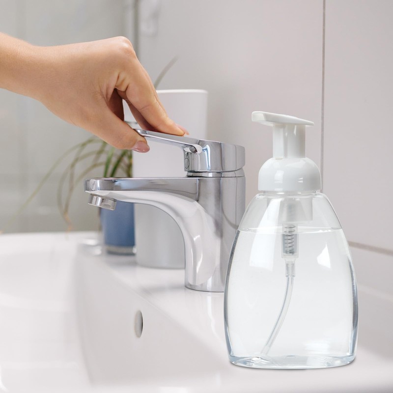 Ginger Lily Farms Foaming Soap Dispenser, Refillable Plastic Pump Bottles