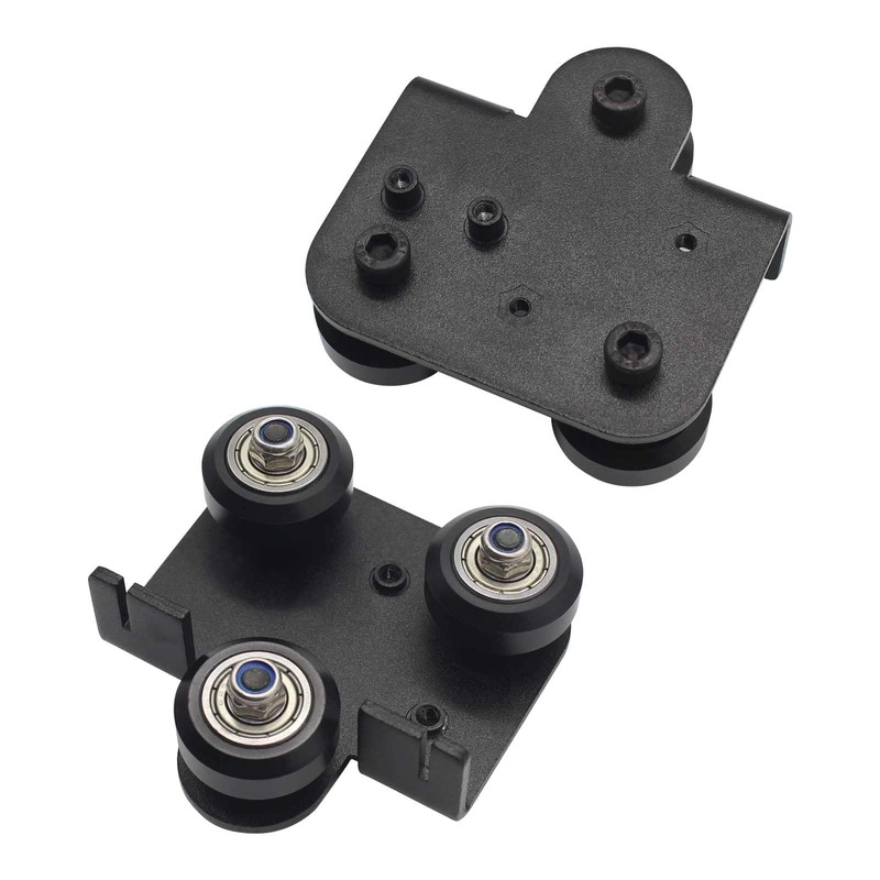 Assembled Big V Slot Gantry Plate, POM Wheels Set with