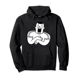Cool Funny Caricature Character Illustration Graphic Designs Pullover Hoodie