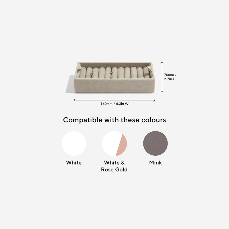 Stone Velvet Ring Roll