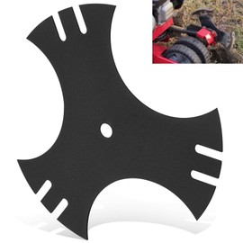 YAQINGMY Universal 9" x 9" Edger Blade / 3-Side Edger Star Blade (1/2" Center Hole) Compatible with Craftsman Walk Behind Edger, Fits Power Trim Edgers Tru-Cut Edgers King Lawn Edgers