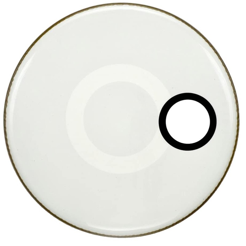 TUOREN 2 Pieces Drum Head Port Hole Cuttering Template Ring