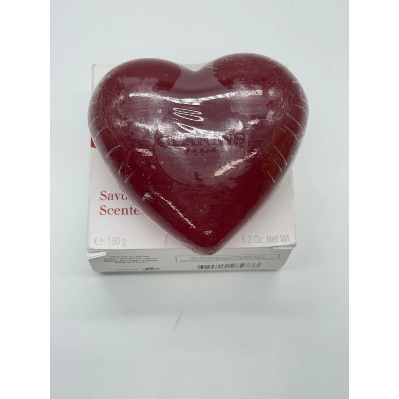 Clarins Paris Heart-Shaped Scented Soap - REF# 800470070