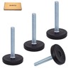 SKIR'CO 4 pcs, Furniture Leveling Feet M6 x 40 mm,