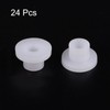 sourcing map 24pcs Flanged Sleeve Bearings Plastic Bushings ID 4.2mm