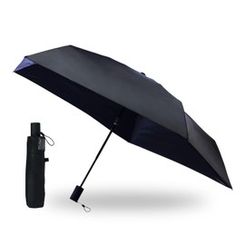 Magicaltech Protection Automatic Opening and Closing Folding Umbrella, 100% Light Blocking, Heat Shield, UV Protection, Sun or Rain, Lightweight, Slim, One-Touch Jump, Solid Color, Men's, Women's,