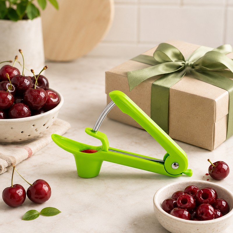 Cherry Pitter Tool for Kitchen Fruit Prep – Stainless Steel