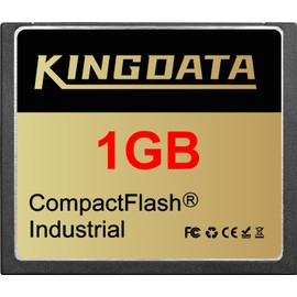 KINGDATA Industrial Compact Flash Memory Card 1GB FAT16 Type I for Industrial Equipment Vintage Digital Cameras