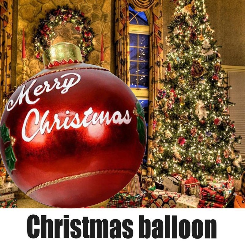 Inflatable Christmas Baubles, 60 cm Giant Inflatable Christmas Baubles with