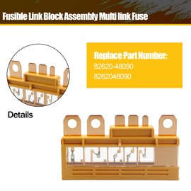 Fusible Link Block Assembly Multi Link Fuse Fit for Toyota Highlander 2008-2013 Venza 2009-2016 Replace 82620-48090 8262048090