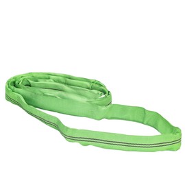 Round Sling 2000 kg Load Capacity Endless with Polyester Core Lifting Strap Crane Lifting Strap Green Carrying Strap DIN EN 1492-2 (2 Metres)