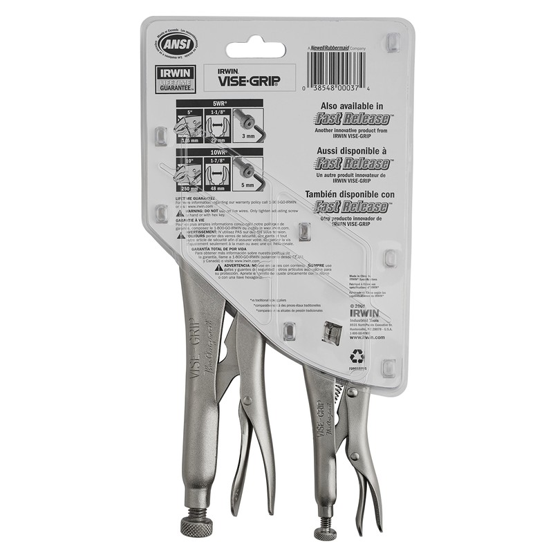 IRWIN VISE-GRIP Locking Pliers Set, Original, 2-Piece, # 37 (IWHT23049L)