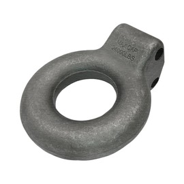 A.A Raw Steel Pintle Hitch Lunette Eye Ring - 24,000 lbs, 3 inch ID - for Channel Bracket Mount Trailer, Lunette-Ring-24000