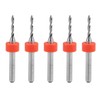 sourcing map PCB Drill Bit 1.6 mm Carbide Turning Tool
