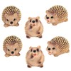 BESPORTBLE 3sets Dwarf Garden Statue Resin Hedgehog Figurine Garden Ornament
