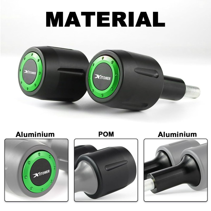 Xitomer Frame Sliders Compatible with Z650 Ninja 650 2017-2024 &