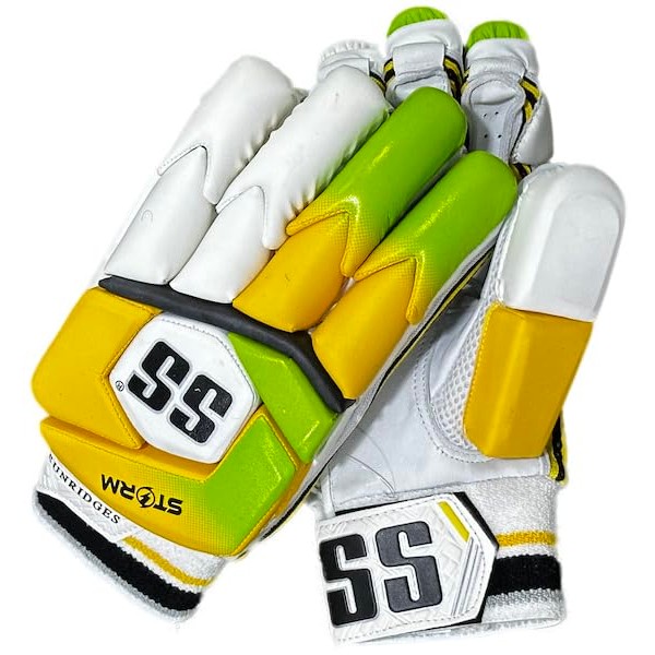 SS Storm Batting Cricket Glove - Yellow/Green