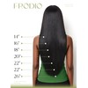 Frodio Clip Ins Hair Extensions Black: Remy Real Human Hair