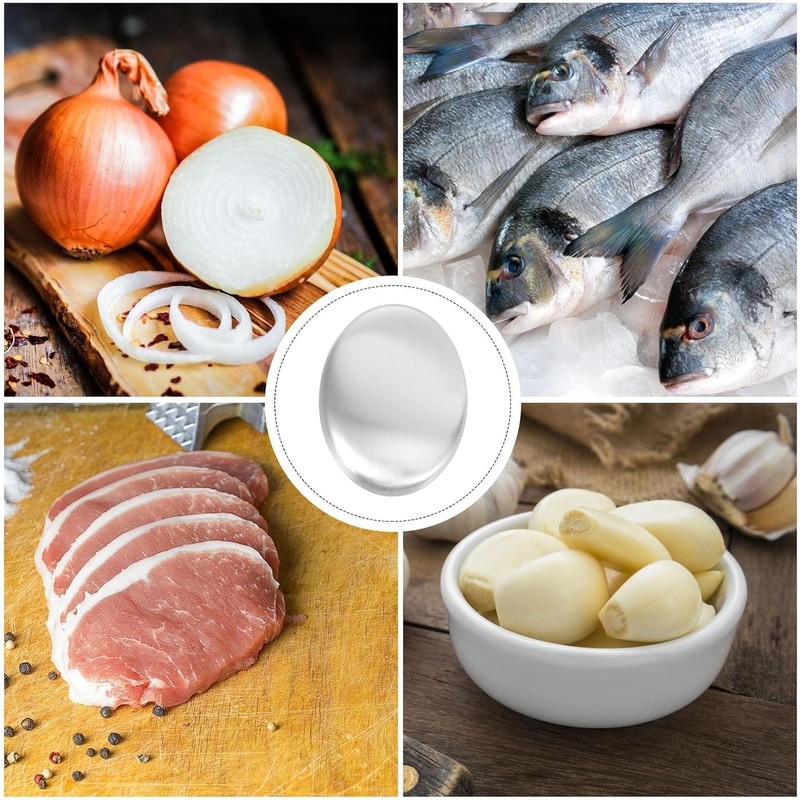 Jabón de Acero Inoxidable para Eliminar Olores de Cocina (2