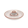 Sintra Glazed Terracotta Olive Dish - Stone