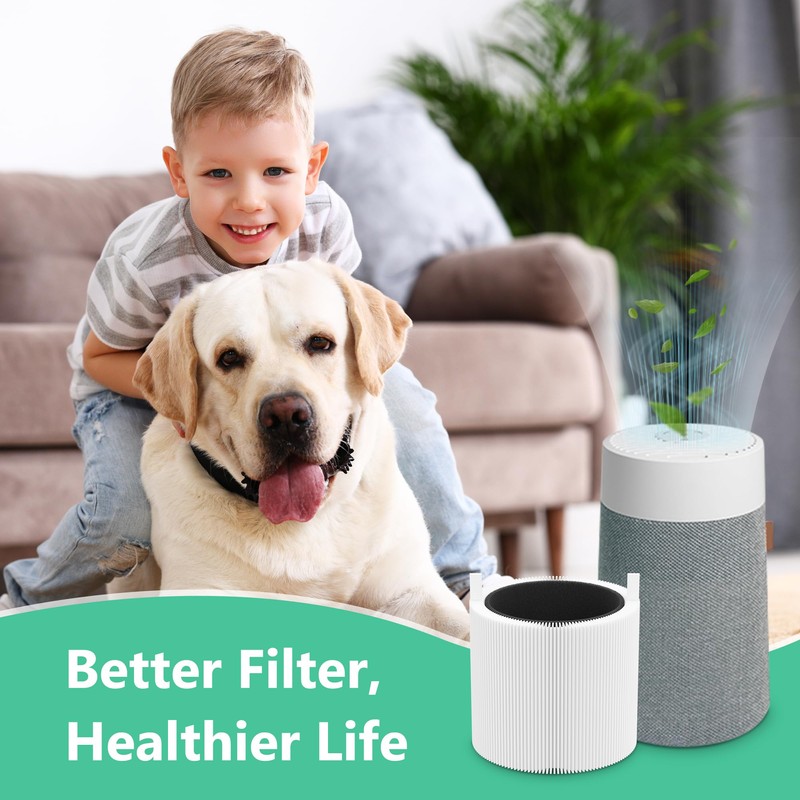 3 Pack Mini Max Replacement Filter Compatible with Blue Pure