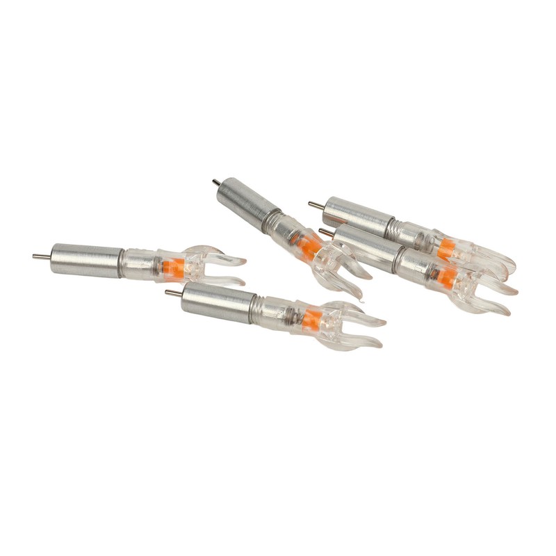 5PCS LED Lighted Nocks Plastic Shell Easy Installation for 6.2mm