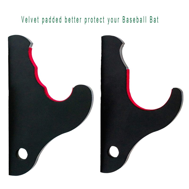 Baseball Bat Display Rack Softball Bat Holder for Horizontal Display