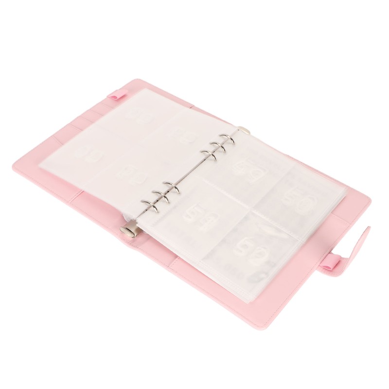 100 Envelopes Challenge Binder Waterproof A5 Money Saving Budget Binder