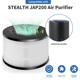 GoKBNY 1-Pack JAP200 Replacement Filter Compatible with Stealth JAP200 Air Purifier, for ASIN:B0FNCW6MKM