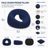 Face Down Pillow for Prone Resting – Memory Foam Massage