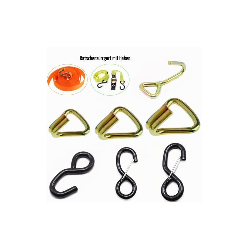 Heavy Duty Ratchet Hook 25mm x 800kg S Hook Ratchet