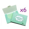 KFMX Set 6 Sobres Papel Arroz Facial Absorbente Blotting Paper