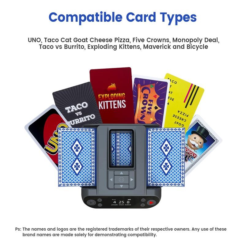 ShuffleBox G1 Pro Automatic Card Shuffler & Dealer 2-in-1, for