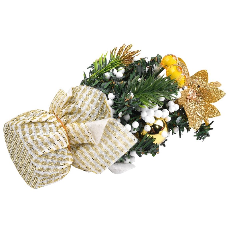 ZONADAH Tabletop Christmas Tree 21cm Mini Table Top Christmas Small