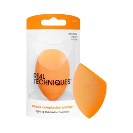 Real Techniques, Esponja Miracle Complexion, Esponja de Maquillaje Multifuncional 3 en 1, Tecnología de Espuma