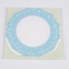 Good-L Antique Lace Style Vinyl Coasters White x Blue Diameter