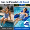 Inflatable Pool Hammock Float for Adults – Adjustable Water Lounge